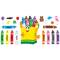 Trend Enterprises Colorful Crayons Bulletin Board Set